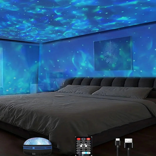 DreamScape Galaxy Projector – A Starry Escape for Your Cozy Nights