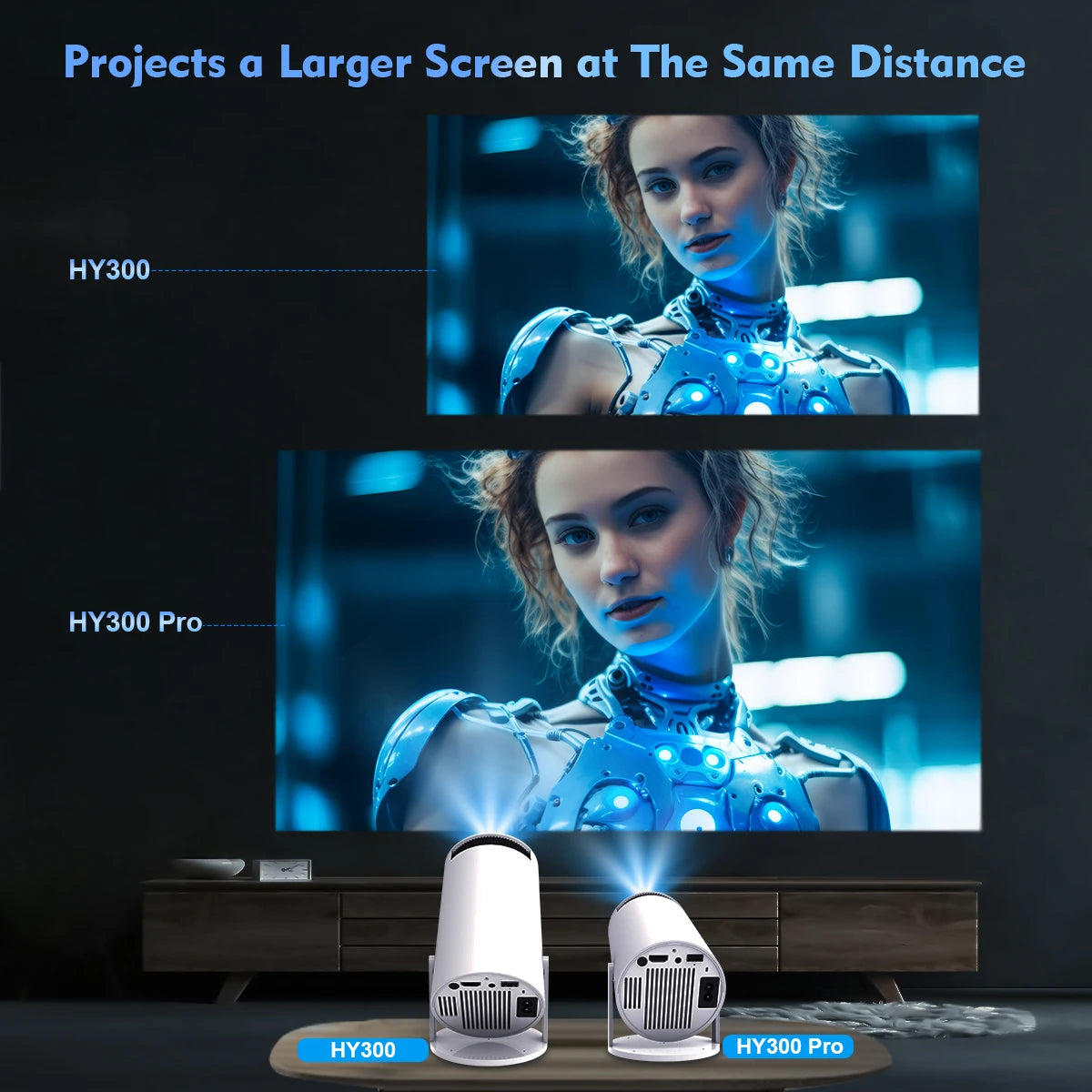 Magcubic HY300 Pro 4K Projector – Your Personal Home Cinema, Indoors or Outdoors