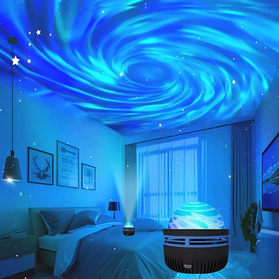 DreamScape Galaxy Projector – A Starry Escape for Your Cozy Nights