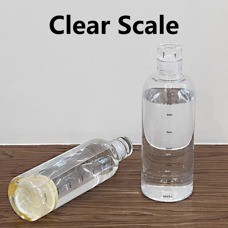 PureFlow Glass Water Bottle – Hydrate in Style, Anytime, Anywhere