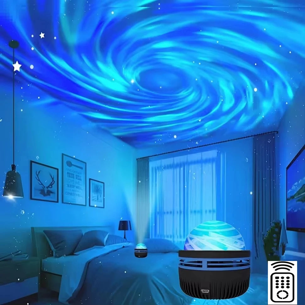 DreamScape Galaxy Projector – A Starry Escape for Your Cozy Nights