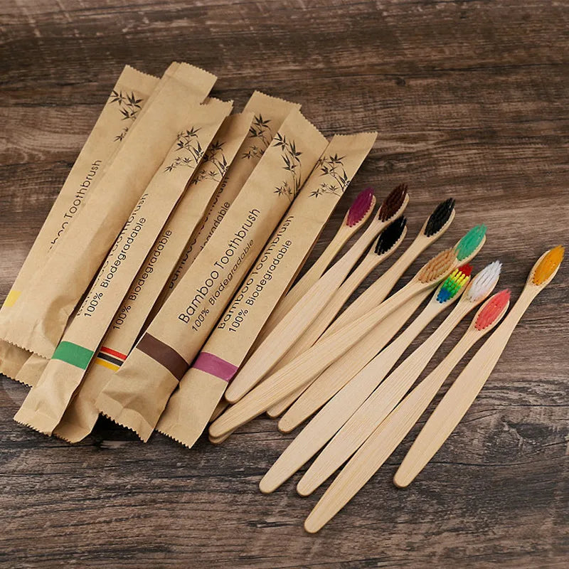 PureBamboo Eco Toothbrush Set – Gentle on Your Teeth, Kind to the Planet