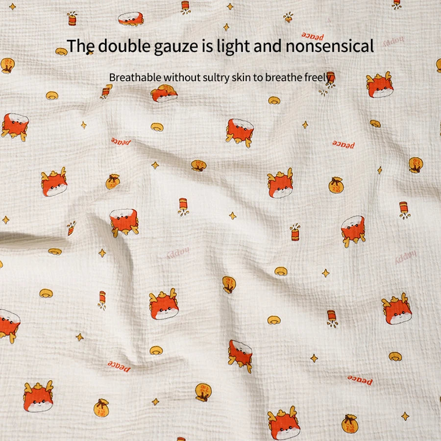 CloudNest Muslin Blanket – Soft, Breathable Comfort for Babies & Beyond